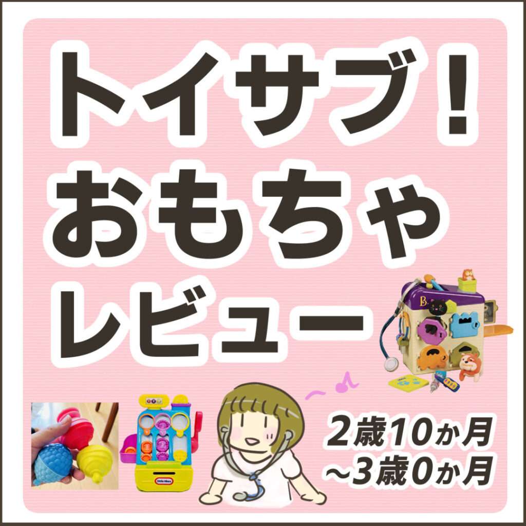 トイサブ！おもちゃレビュー2歳10か月～3歳0か月